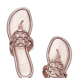 Tory Burch Rose Gold Miller Sandal